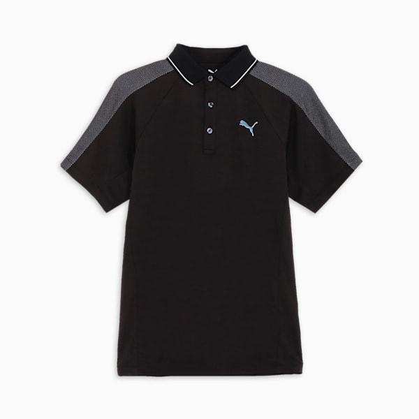 メンズ ゴルフ PF テック ライン 半袖 ポロシャツ, PUMA Black, extralarge-JPN