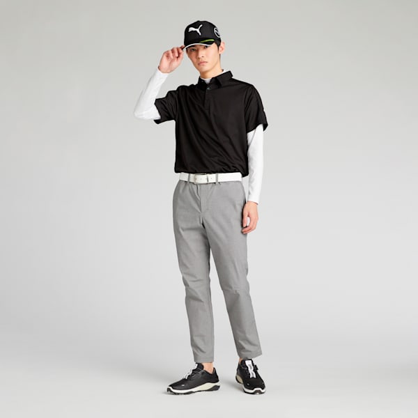 メンズ ゴルフ SB バック プリント インナーセット ポロシャツ, PUMA Black, extralarge-JPN