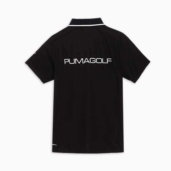 メンズ ゴルフ SB バック プリント ライン 半袖 シャツ, PUMA Black, extralarge-JPN