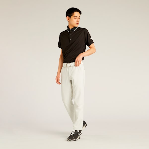 メンズ ゴルフ SB バック プリント ライン 半袖 シャツ, PUMA Black, extralarge-JPN