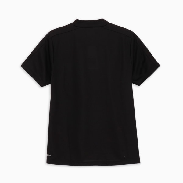 メンズ ゴルフ SB ライン スリーブ モックネック 半袖 シャツ, PUMA Black, extralarge-JPN
