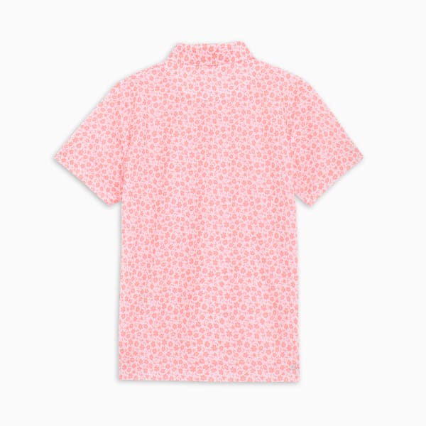 メンズ ゴルフ SB ボタニック AOP 半袖 ポロシャツ, Pink Fruit, extralarge-JPN