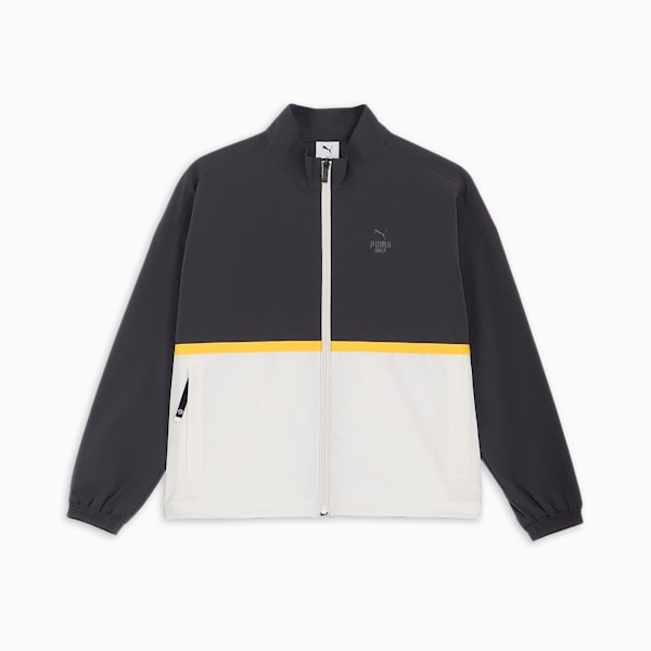 ウィメンズ ゴルフ FOG パネル カラー リラックス フルジップ ジャケット, Strong Gray-Warm White, extralarge-JPN