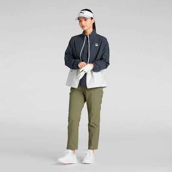 ウィメンズ ゴルフ FOG パネル カラー リラックス フルジップ ジャケット, Strong Gray-Warm White, extralarge-JPN