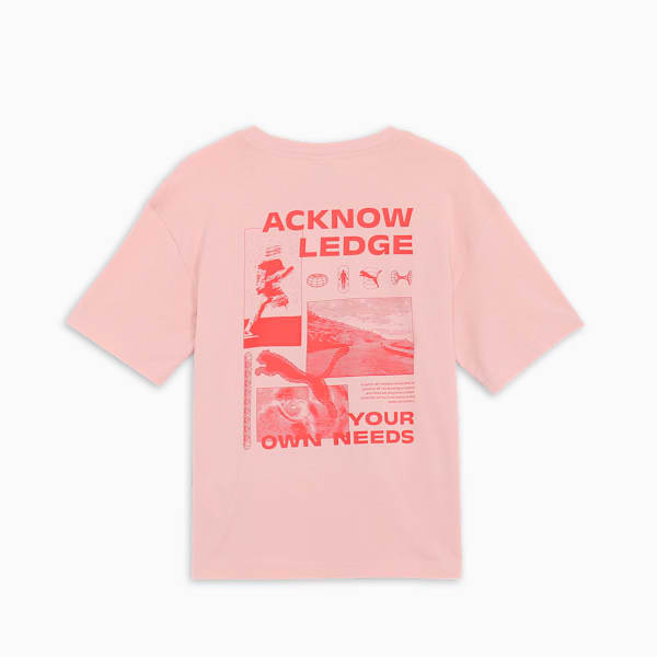 ユニセックス グラフィックス リカバリー 半袖 Tシャツ, Rose Quartz, extralarge-JPN