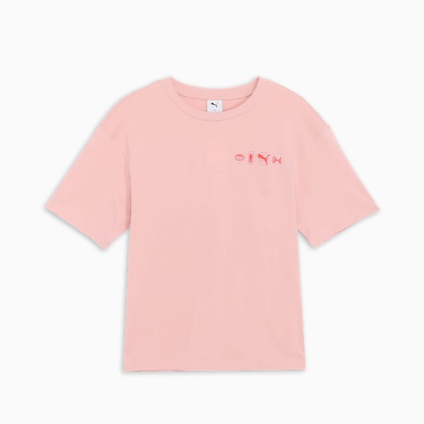 ユニセックス グラフィックス リカバリー 半袖 Tシャツ, Rose Quartz, extralarge-JPN