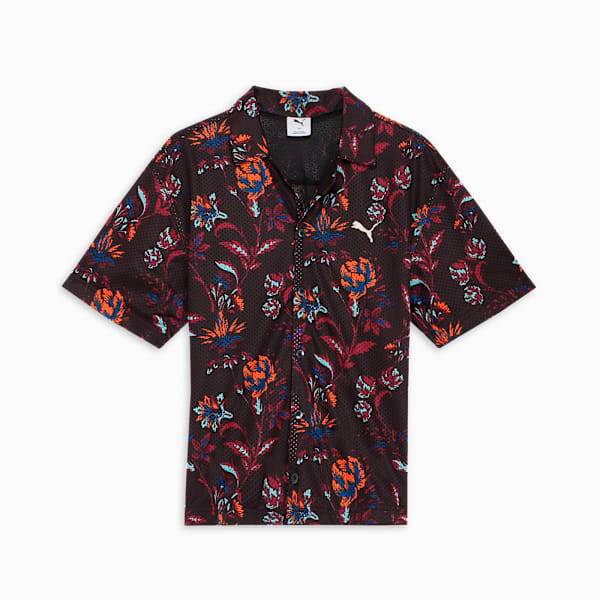 メンズ フローラル AOP 半袖 シャツ, PUMA Black, extralarge-JPN