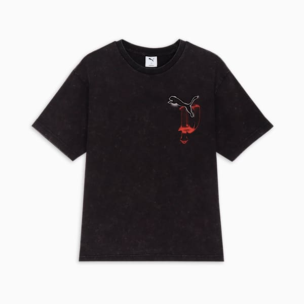 ユニセックス グラフィックス パンク 半袖 Tシャツ, PUMA Black, extralarge-JPN