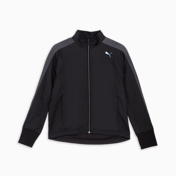 ウィメンズ ゴルフ PF テック ライン ウィンド ブロック フルジップ ジャケット, PUMA Black, extralarge-JPN
