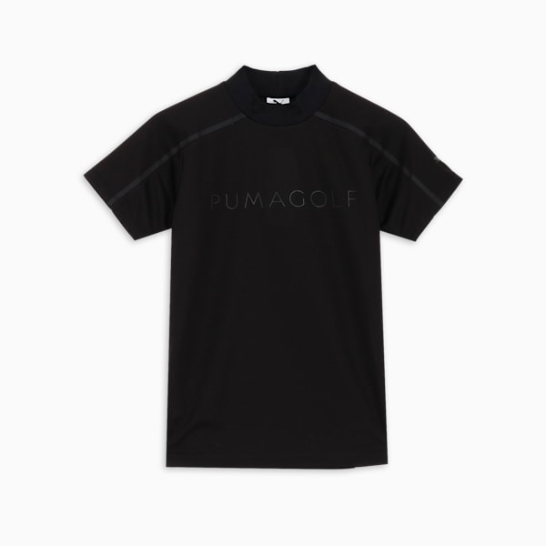 ウィメンズ ゴルフ SB フロント グラフィック モックネック シャツ, PUMA Black, extralarge-JPN