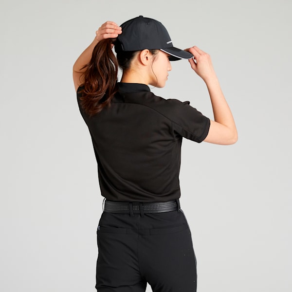 ウィメンズ ゴルフ SB フロント グラフィック モックネック シャツ, PUMA Black, extralarge-JPN
