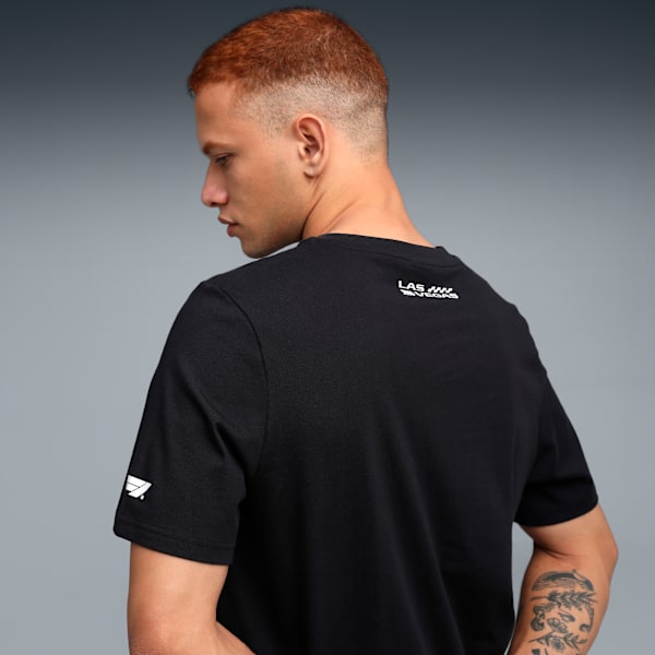 Formula 1 Las Vegas Men's Cotton Race T-shirt, PUMA Black, extralarge-IND