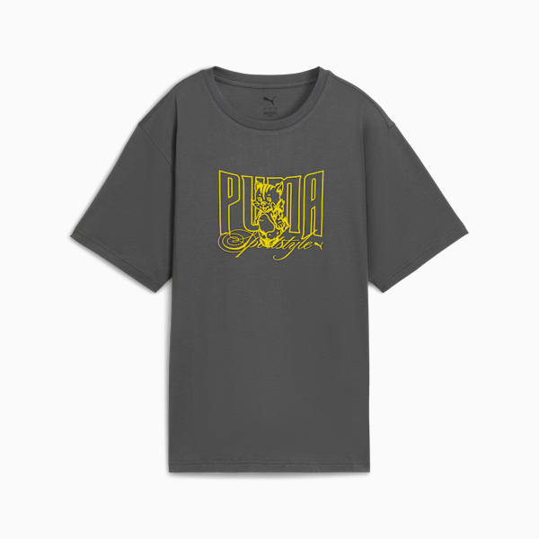 Graphic Tee Women, Dusky Gray, extralarge