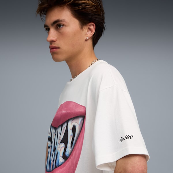 A$AP ROCKY x PUMA Flacko Smile Tee Men, PUMA White, extralarge