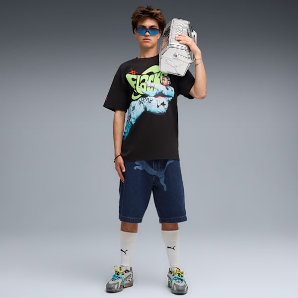 A$AP ROCKY x PUMA Flacko Drive Tee Men, PUMA Black, extralarge