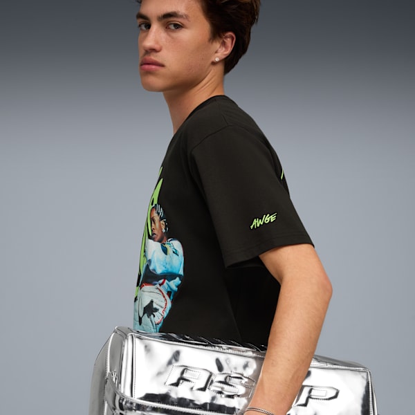 PUMA X A$AP ROCKY Flacko Drive Men Boxy Graphic T-shirt, PUMA Black, extralarge-IND