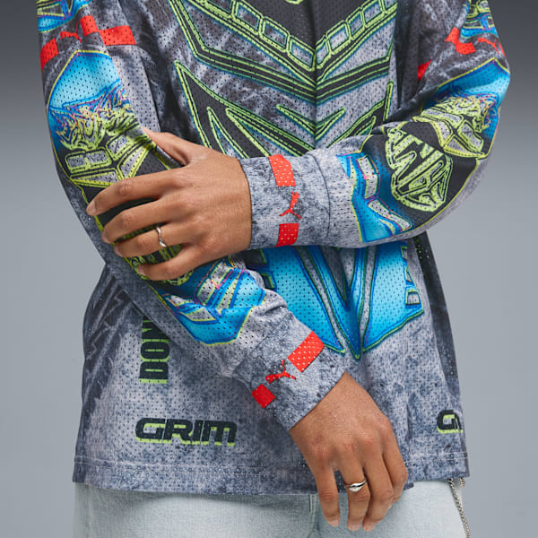 A$AP ROCKY x PUMA Moto Armor Long Sleeve Tee Unisex, PUMA White, extralarge