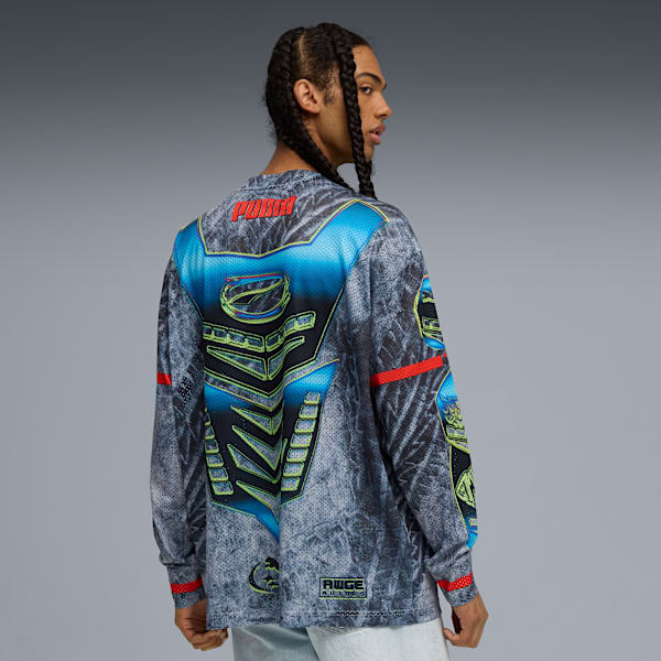 A$AP ROCKY x PUMA Moto Armor Long Sleeve Tee Unisex, PUMA White, extralarge