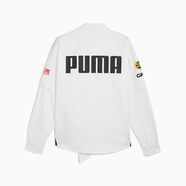 A$AP ROCKY x PUMA Layered Pit Crew Button Down Unisex, PUMA White, extralarge-GBR