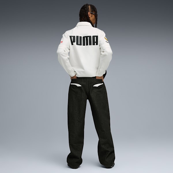 A$AP ROCKY x PUMA Layered Pit Crew Button Down Unisex, PUMA White, extralarge-GBR