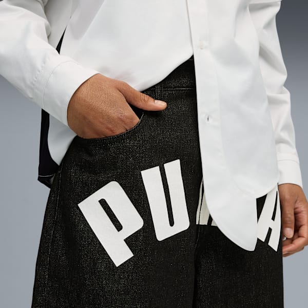 Pantalon en denim imprimé A$AP ROCKY x PUMA pour hommes, PUMA Black-Denim, extralarge