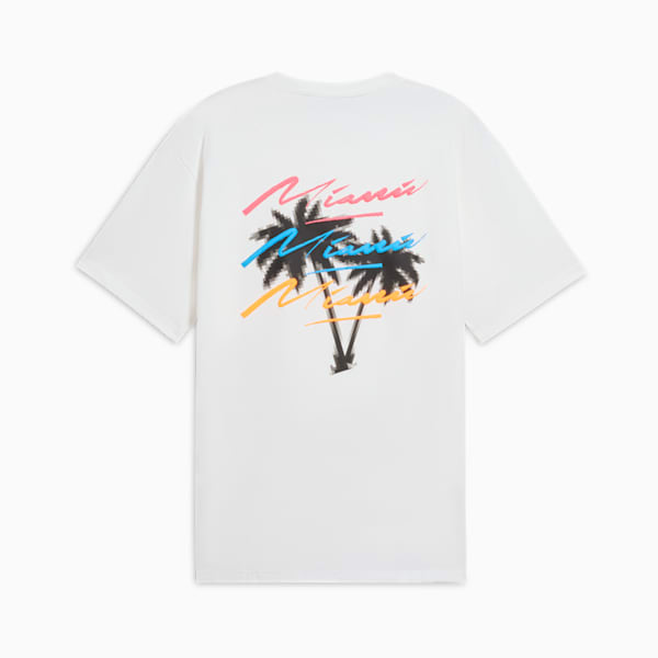 Scuderia Ferrari Miami Limited Edition Graphic Tee Men, PUMA White, extralarge