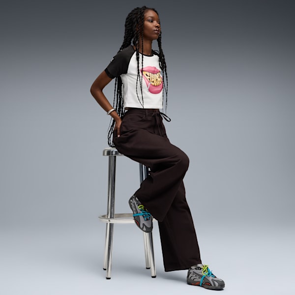 A$AP ROCKY x PUMA Flacko Smile Baby Tee Women, PUMA White, extralarge