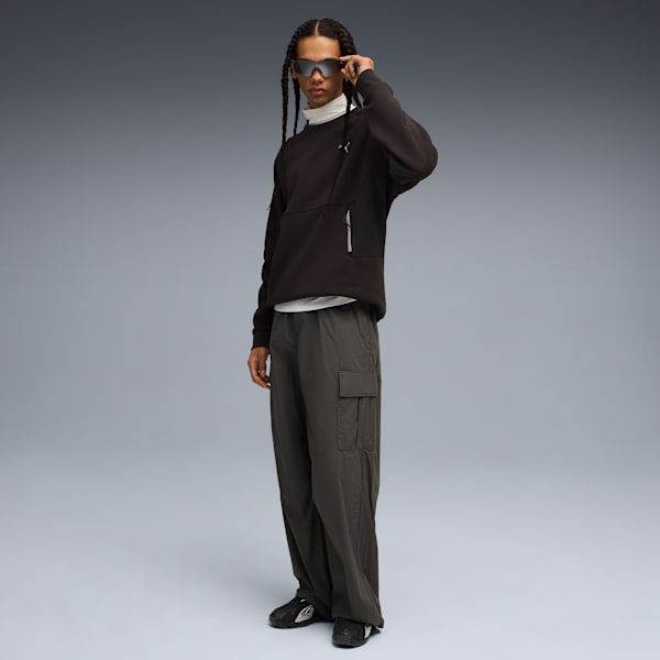 PUMATECH Relaxed Crew Sweat Men, PUMA Black, extralarge
