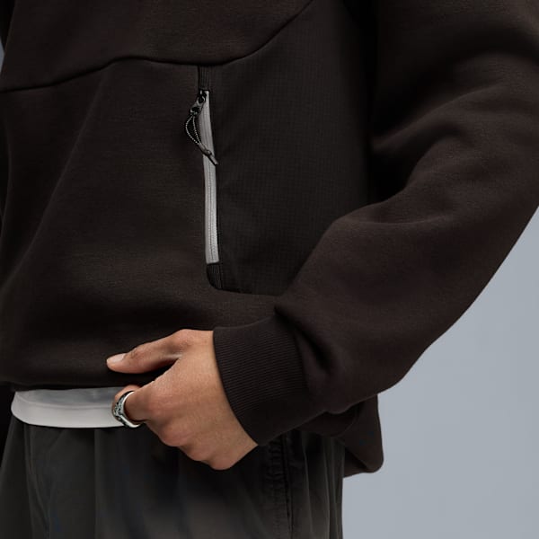 PUMATECH Relaxed Crew Sweat Men, PUMA Black, extralarge