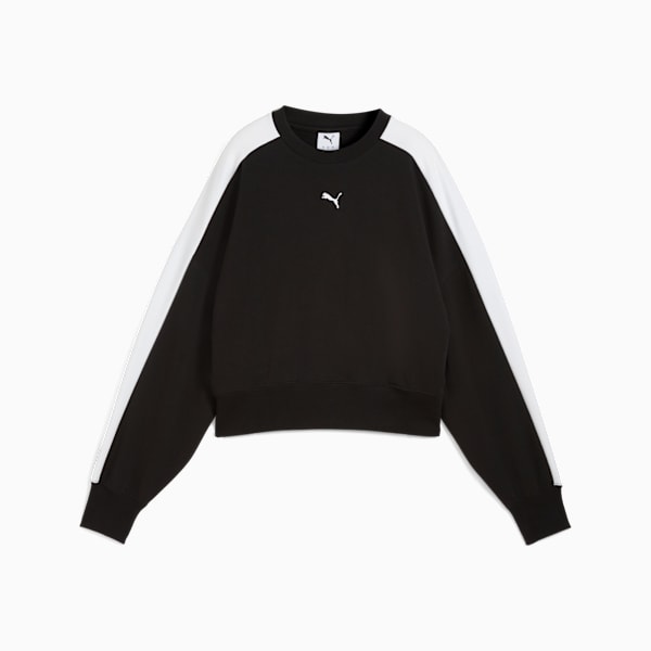 T7 Over-Oversized Crew Women, PUMA Black, extralarge