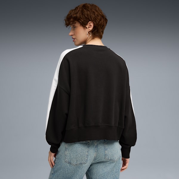 T7 Over-Oversized Crew Women, PUMA Black, extralarge