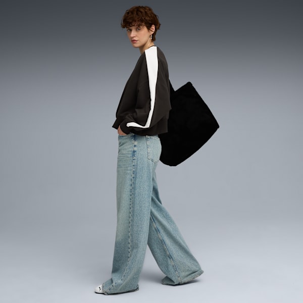 T7 Over-Oversized Crew Women, PUMA Black, extralarge