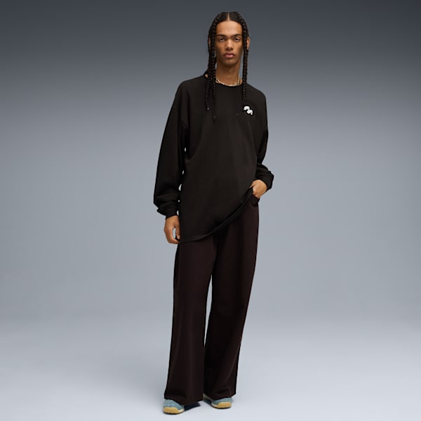 FENTY x PUMA x SMURFS Long Sleeve Tee Unisex, PUMA Black, extralarge