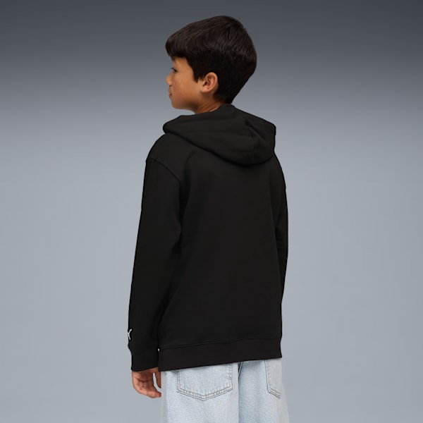 SUPER PUMA Relaxed Hoodie Youth, PUMA Black, extralarge