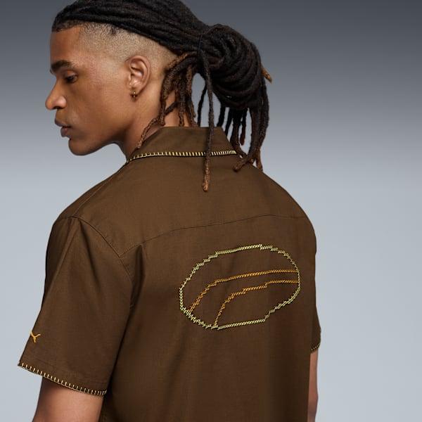 PUMA x BODEGA Men's Shirt, Teak, extralarge