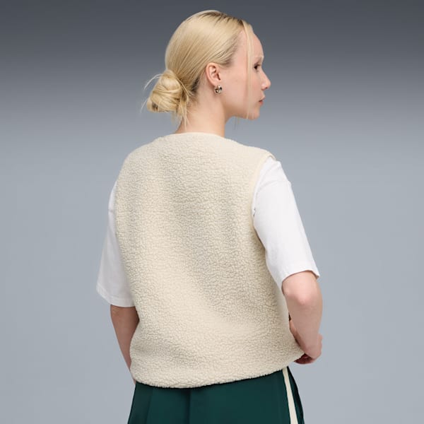 Wardrobe Essentials Polar Fleece Gilet Women, Alpine Snow, extralarge-GBR