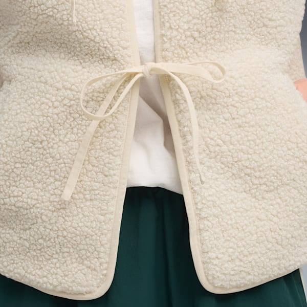 Wardrobe Essentials Polar Fleece Gilet Women, Alpine Snow, extralarge-GBR