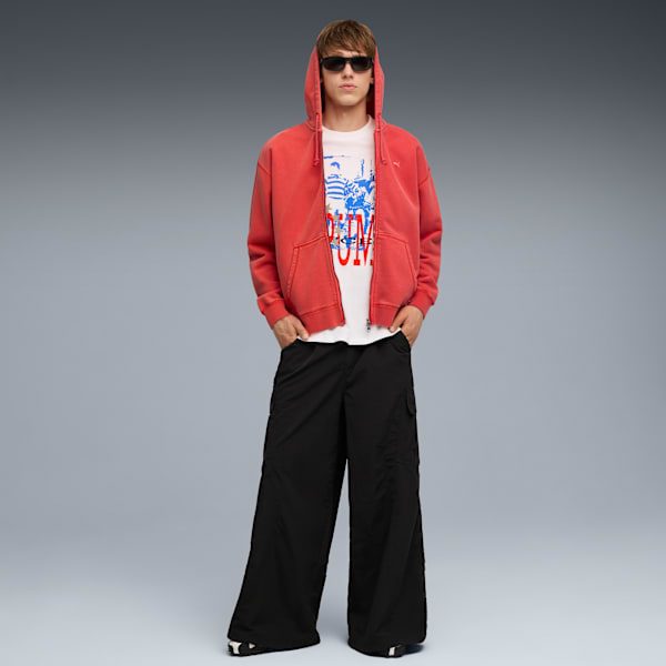 Chamarra MMQ para hombre, Fierce Red, extralarge