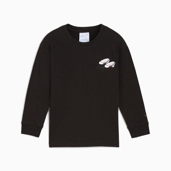 FENTY x PUMA x SMURFS Long Sleeve Tee Kids, PUMA Black, extralarge