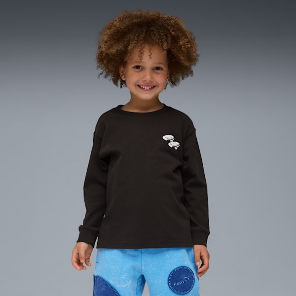 FENTY x PUMA x SMURFS Long Sleeve Tee Kids, PUMA Black, extralarge
