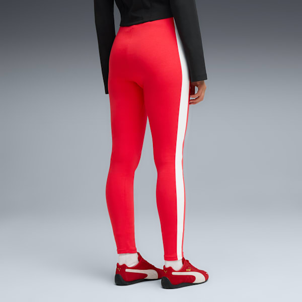 T7 Zip Leggings Women, For All Time Red-PUMA White, extralarge