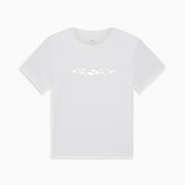 PUMATECH-X Slim Short Tee Women, PUMA White, extralarge