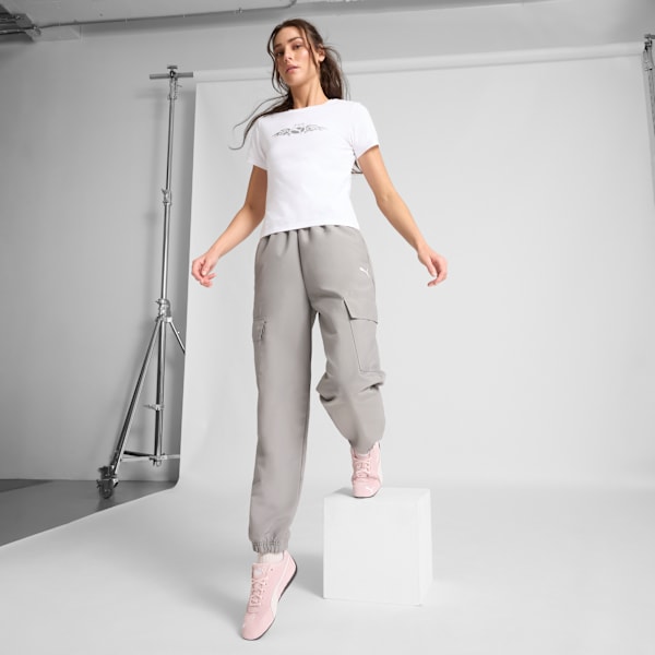 PUMATECH-X Slim Short Tee Women, PUMA White, extralarge