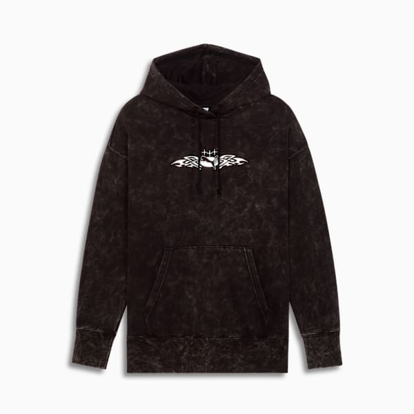 PUMATECH-X Relaxed Hoodie Women, PUMA Black, extralarge