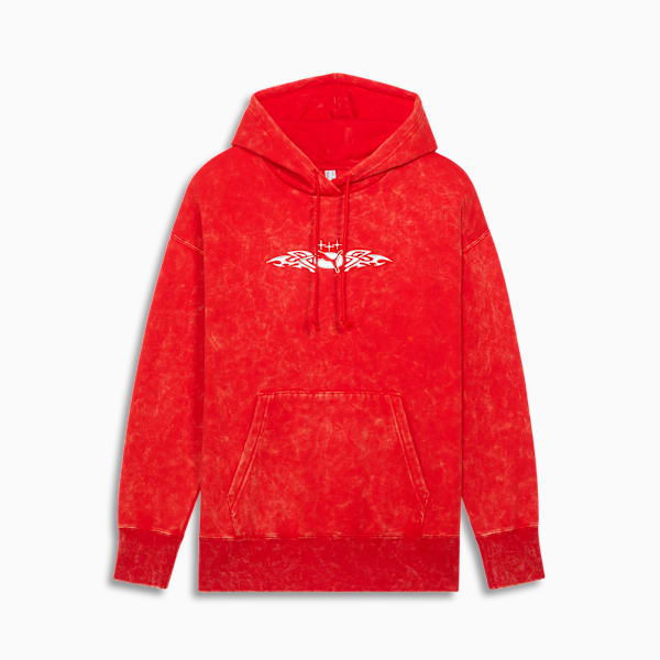PUMATECH-X Relaxed Hoodie Women, For All Time Red, extralarge