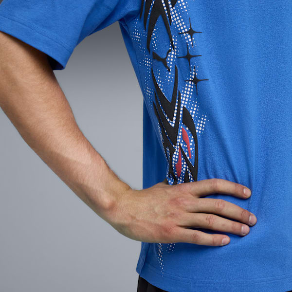 PUMATECH-X Boxy Tee Men, Mountain Blue, extralarge