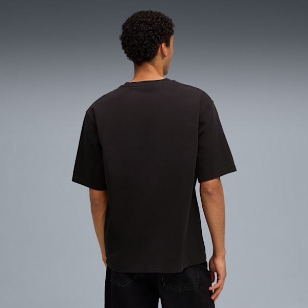 PUMATECH-X Washed Boxy Tee Men, PUMA Black, extralarge