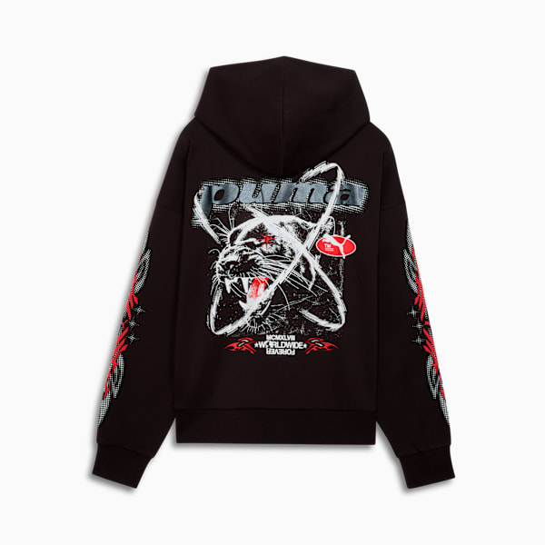 PUMATECH-X Boxy Hoodie FL Men, PUMA Black, extralarge