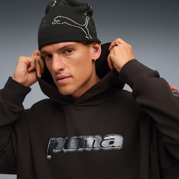 PUMATECH-X Boxy Hoodie FL Men, PUMA Black, extralarge