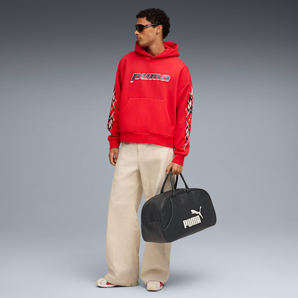 PUMATECH Boxy Fleece Hoodie Men, For All Time Red, extralarge